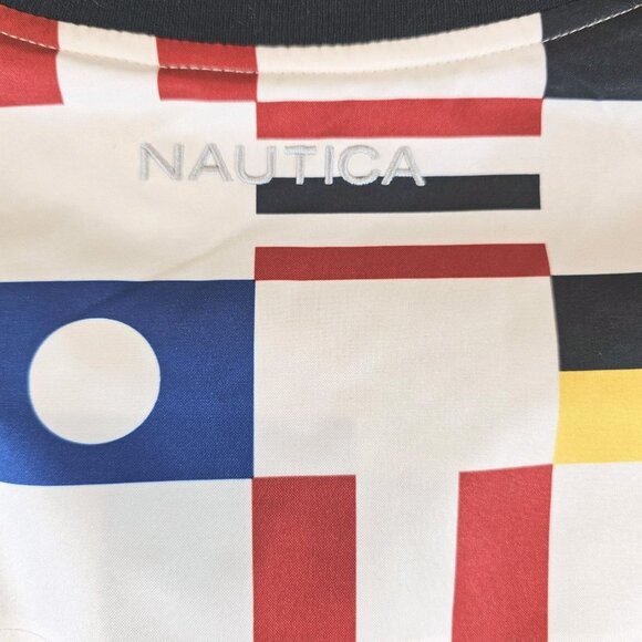 Nautica Multicolor Water Wind Resistant Stretch Bomber Jacket - Men's Size XL - Picture 10 of 12